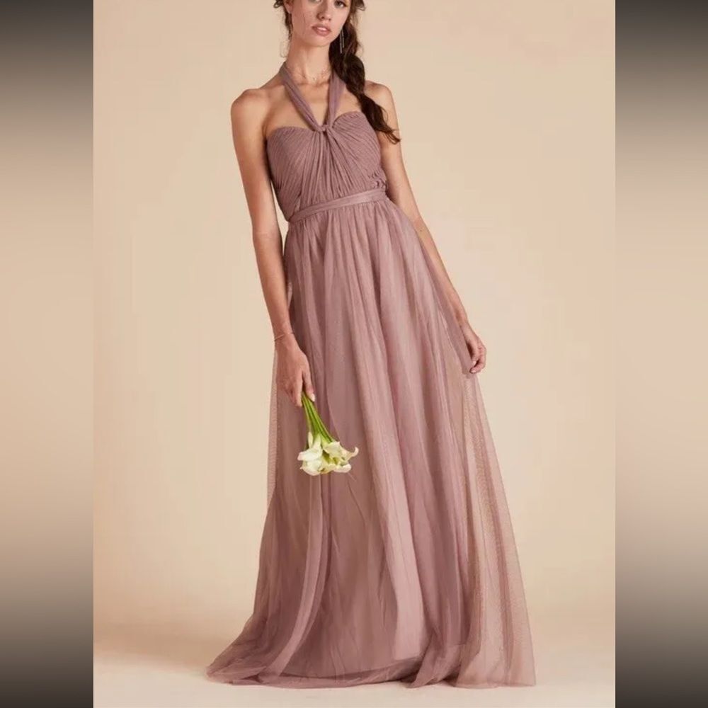 Birdy Grey Strapless Dress in Mauve